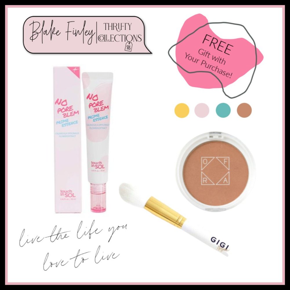 Bronzer, GIGI Brush, + Touch in Sol Primer